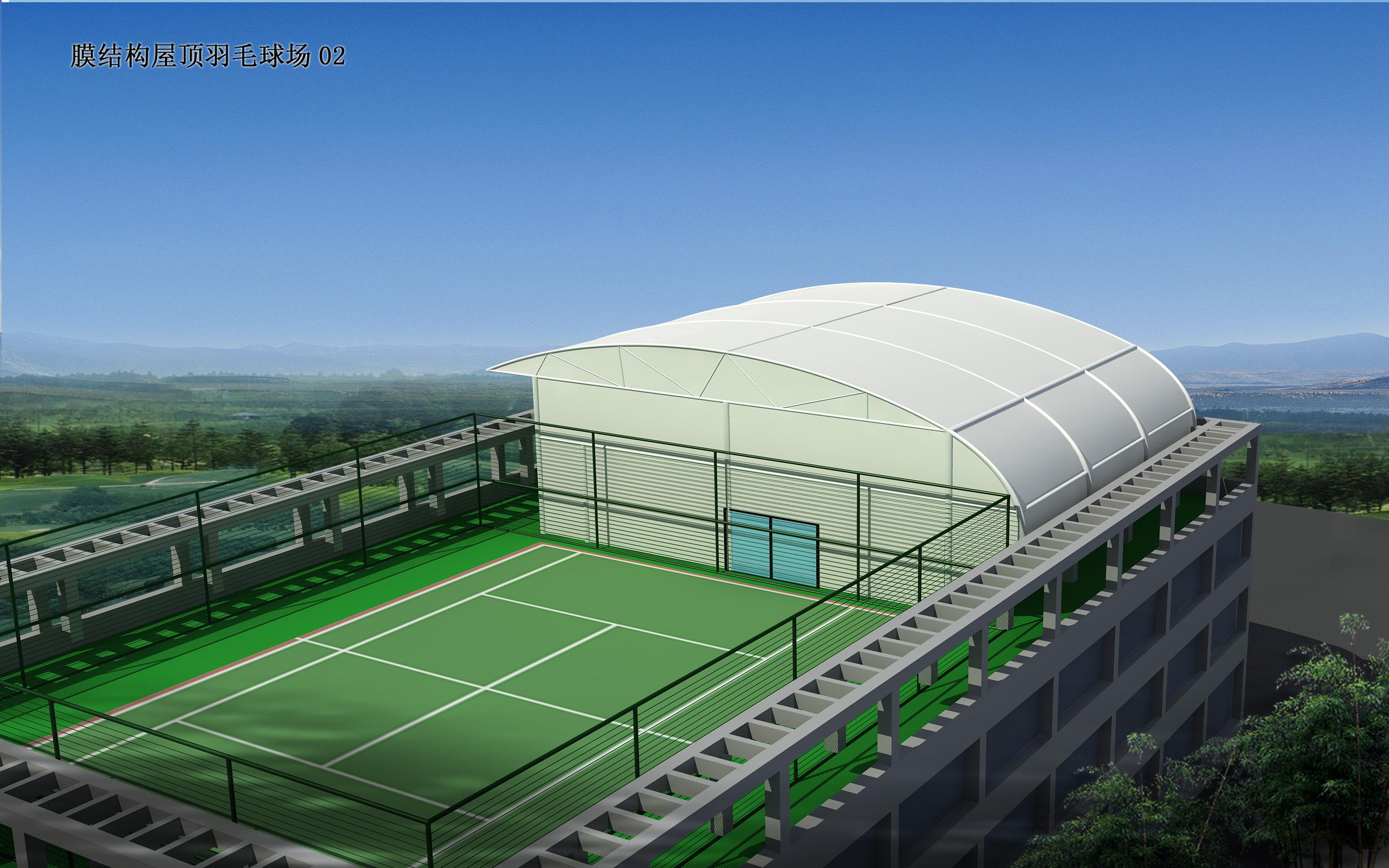 樓頂網球場